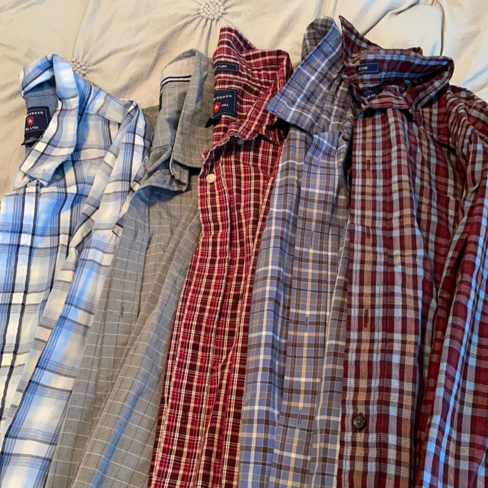 3XLT size / Lot of 5 Big & Tall Men's Long Sleeves
